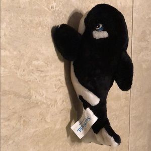 Killer whale plush 8in